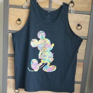 Disney Parks Black Tank Top Mickey Mouse Size XXL